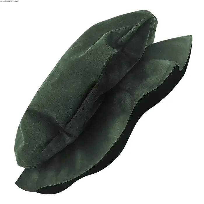 Béret vintage polyester pour hommes, accessoire de costume médiéval, chapeau de renaissance, casquette plate artiste, béret de cosplay pour halloween