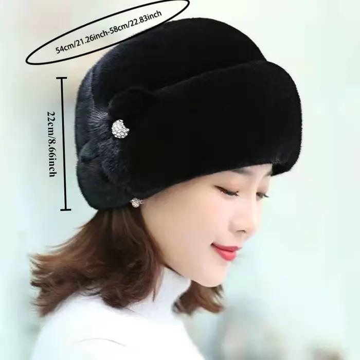 Chapeau d'hiver de Style russe pour femmes