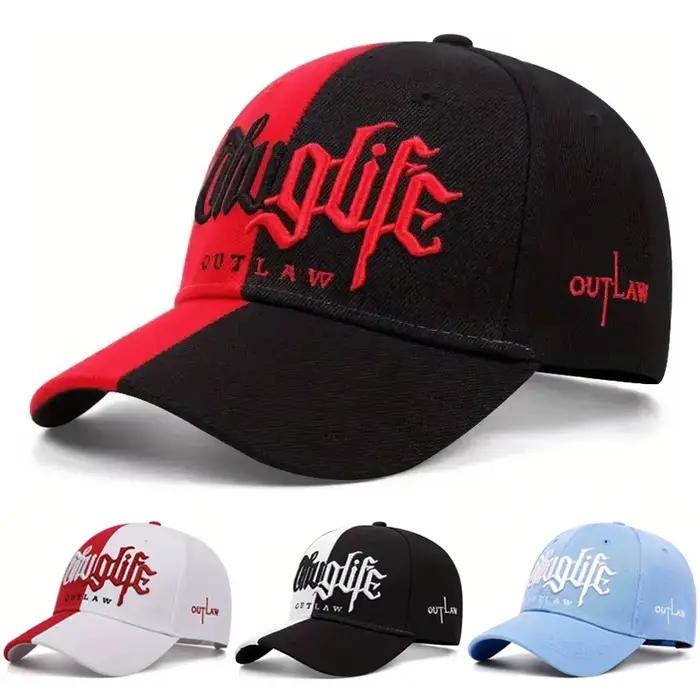 2025 Creative nouveau chapeau de baseball Riot LIFE brodé hommes rue Hip Hop skateboard