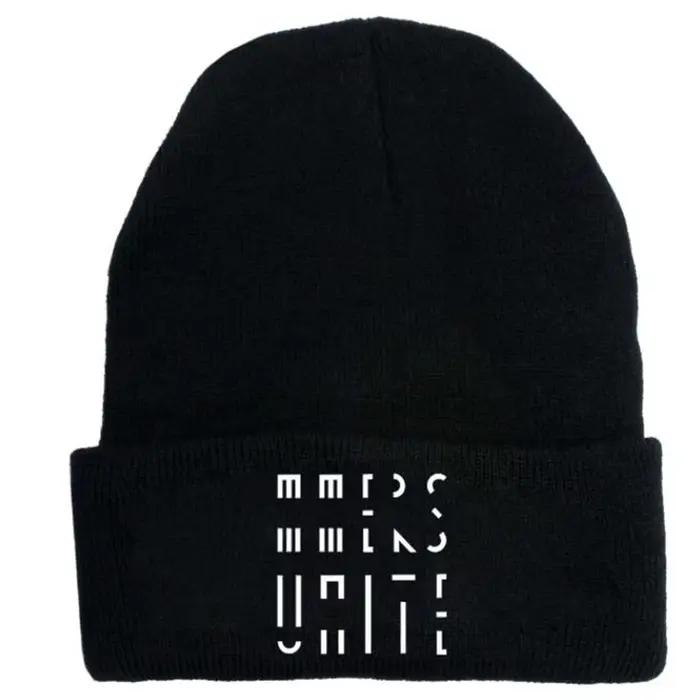 Marcus & martininus chapeaux hommes femmes hiver plus chaud tricoté Bonnet lettres casquette quotidien décontracté