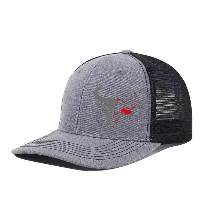 Casquette de baseball décontractée à imprimé tête de taureau