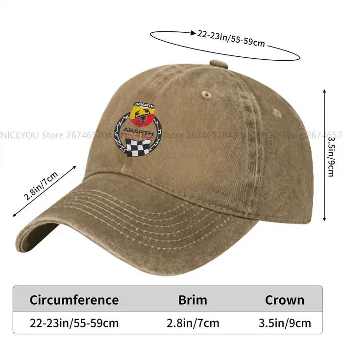 Casquette d'été pare-soleil Vintage Hip Hop casquettes Abarth Scorpion Cowboy chapeau chapeaux à pointe
