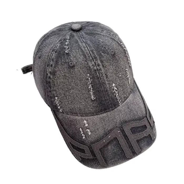 Casquette de baseball rétro personnalisée effet vieilli