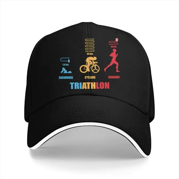 Chapeau multicolore de protection solaire en coton style novateur pour homme et femme toutes saisons extérieur ocassions spéciales cadeau