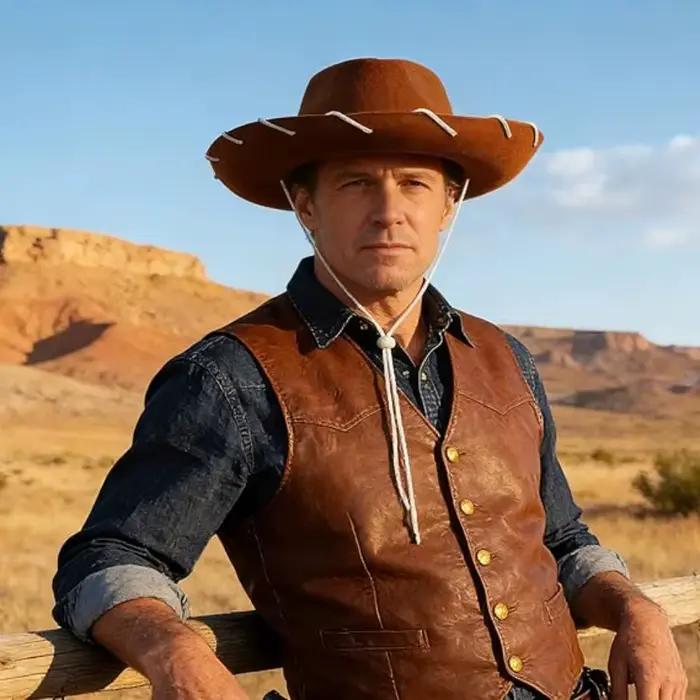 Chapeau en feutre Fantasia Woody Jessie pour cosplay