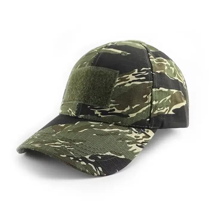 Woodland Tigerstripe camouflage tactique casquettes de Baseball hommes en plein air randonnée sport pêche chapeau femmes