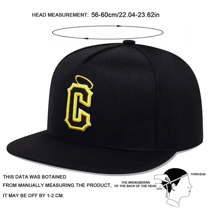 Unisexe ange Halo broderie lettre C Hip-hop chapeaux en plein air réglable décontracté casquettes de Baseball crème solaire chapeau casquette de sport