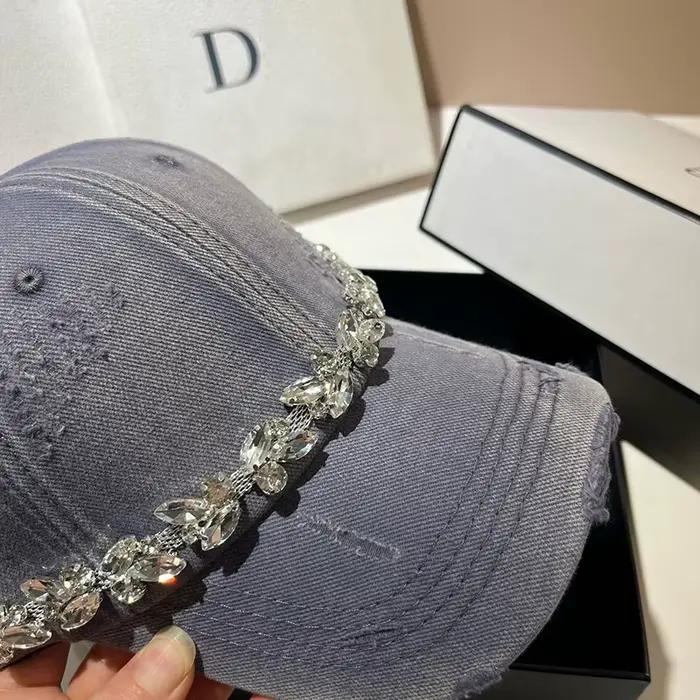 Casquette de Baseball en diamant pour femmes