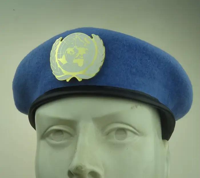 Béret bleu UN, casquette de Force de maintien de la paix des Nations unies