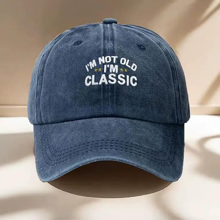 Casquette de baseball classique vintage délavée pour hommes et femmes