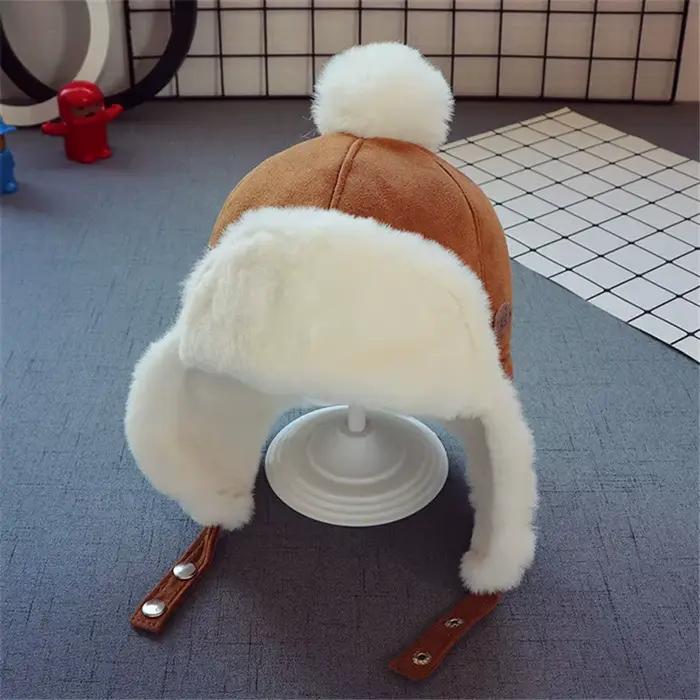 Enfants bonnets hiver bébé enfant tricoté chapeau