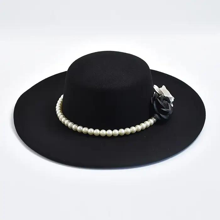 Chapeau Fedora de Style français pour femmes