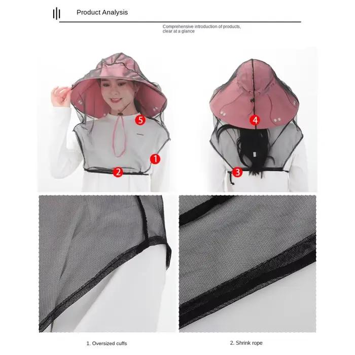 Chapeau de protection camouflage pour la tête et le visage