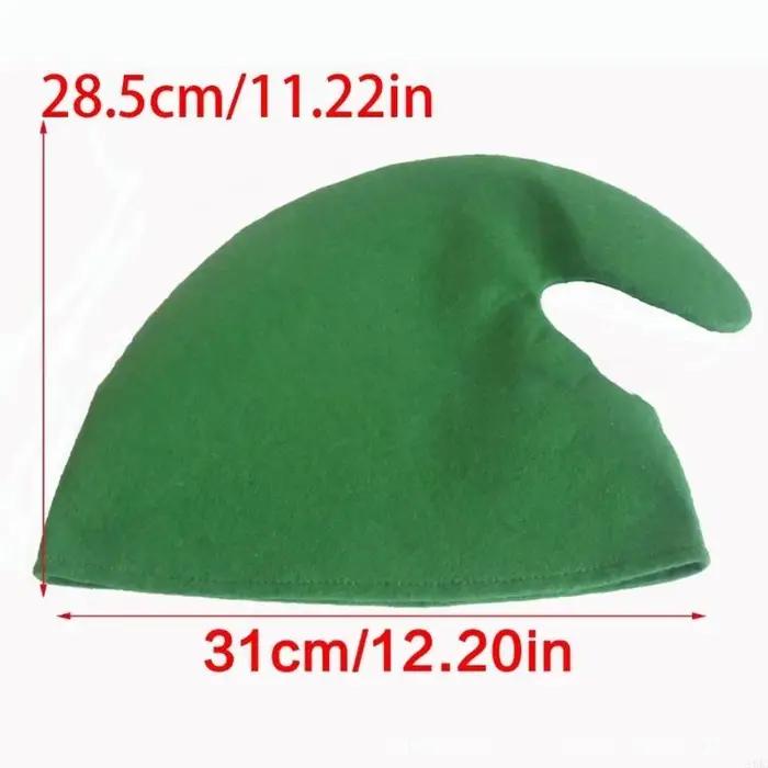 PACK 6 Chapeaux Elf colorés pour Noël Festival confortable