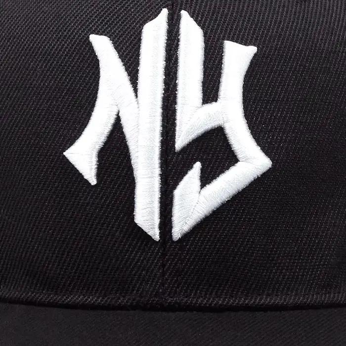 Chapeau bord plat hommes femmes lettres brodées style new york hip hop mode décontracté printemps été