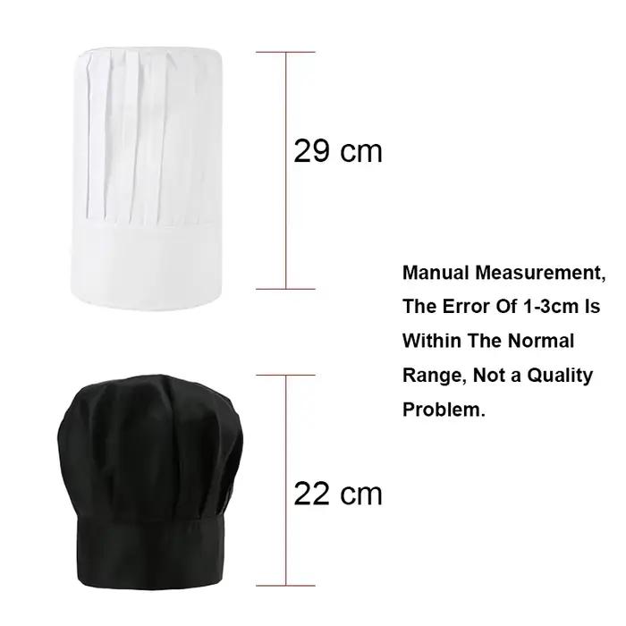 Casquette de cuisine haute 22/29cm