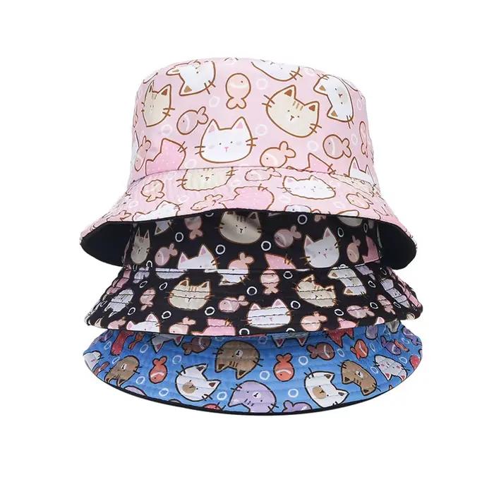 Bocca-Chapeau de soleil réversible double face pour garçon et fille