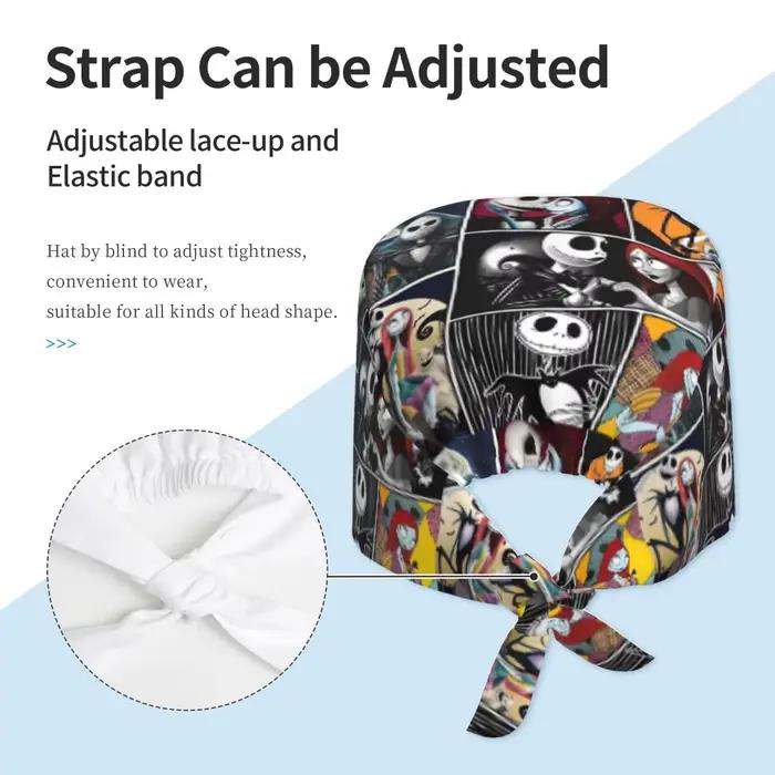 Casquette de gommage personnalisée Jack et Sally Collage