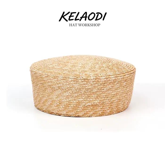 Chapeau de paille naturel style Ins Blogger