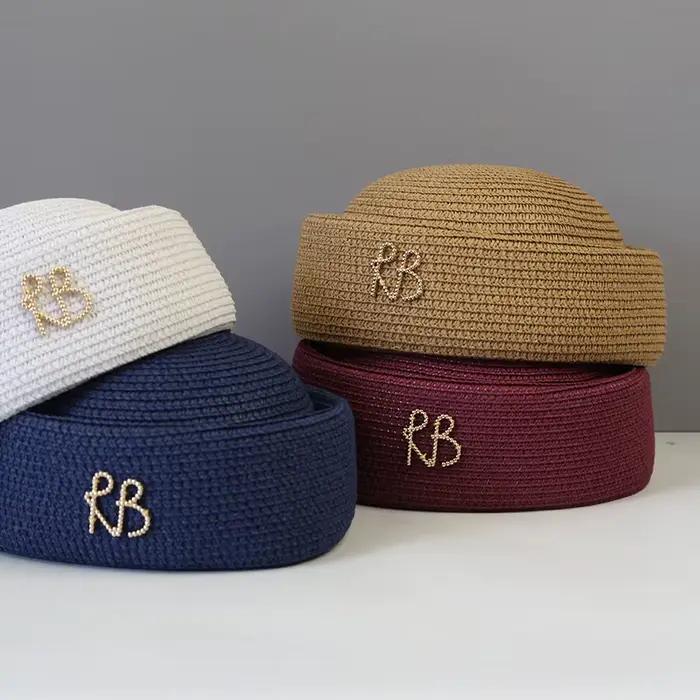 Chapeau cloche en paille