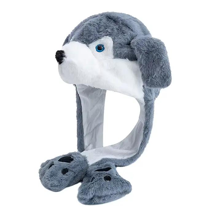 Offre spéciale unisexe drôle oreille chapeau Style Animal Couple mignon