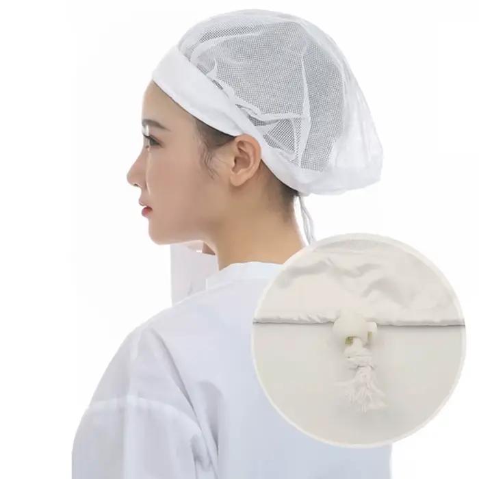 Casquettes en filet réglables blanches