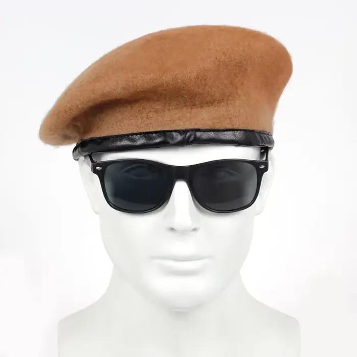 Béret tendance uni en dix couleurs – Chapeau décontracté et chaud pour l'automne et l'hiver – Casquette Hip Hop
