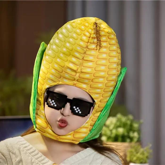 Costume de chapeau de maïs créatif pour adultes