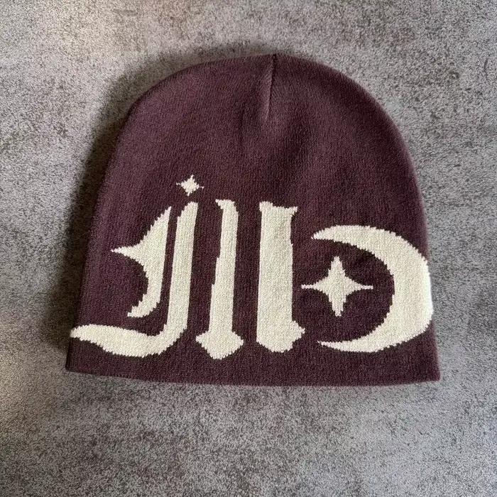 Casquette tête de mort en Jacquard