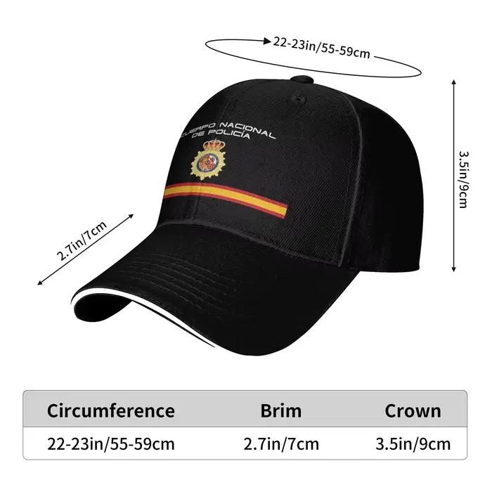 Casquette de baseball d'été décontractée de la Police nationale espagnole