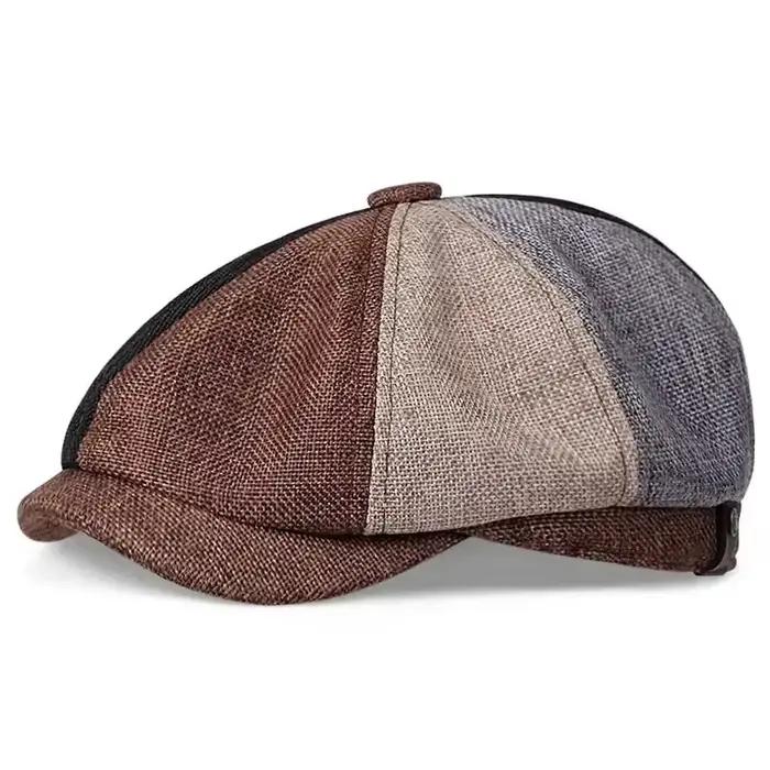 Hiver hommes décontracté gavroche chapeau Gentleman casquette rétro béretHats sauvage chapeaux décontractés unisexe