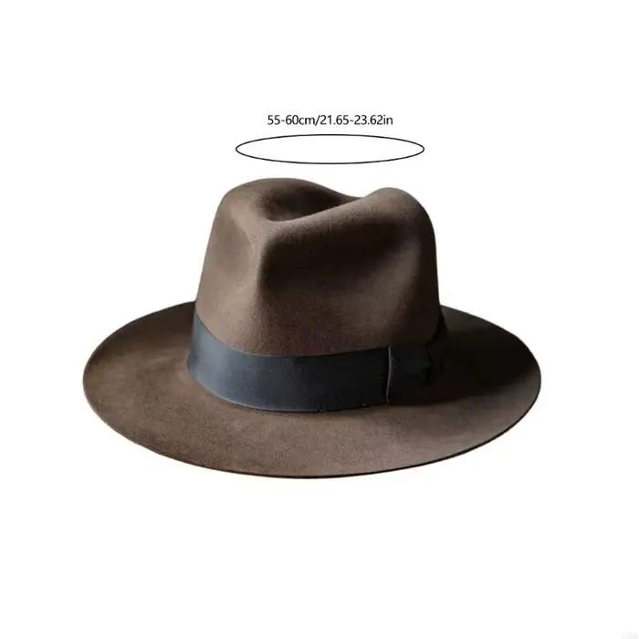 Chapeau en laine unisexe élégant et confortable pour hommes et femmes occasions décontractées et froid