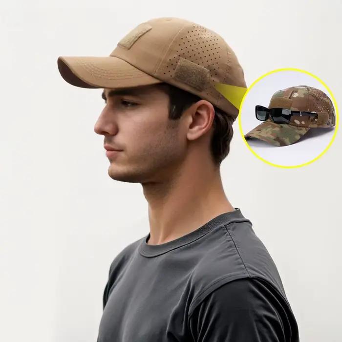 Casquette de baseball tactique camouflage – Chapeau de soleil d'extérieur pour hommes pour la randonnée/pêche