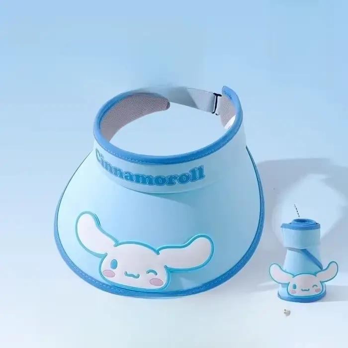 Chapeau de soleil réglable à large bord Kawaii Sanrio
