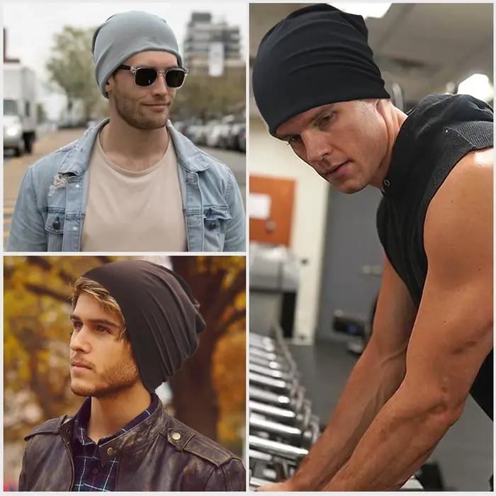 Bonnet Unisexe en Tissu Uni - Bonnet Doux et Léger pour l'Hiver