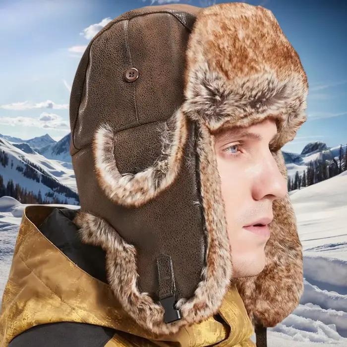 Chapeaux de bombardier d'hiver pour hommes et femmes