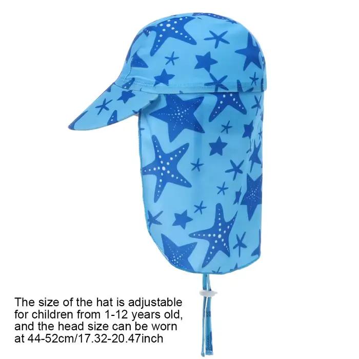 Chapeau de protection solaire réglable pour enfants chapeau de plein air chapeau de plage chapeau de voyage chapeau de soleil chapeau unisexe chapeau pour garçons et filles chapeau de dessin animé chapeau résistant à l'eau chapeau anti-UV
