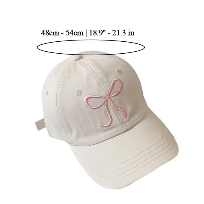 Casquette de Baseball avec nœud doux pour bébé fille