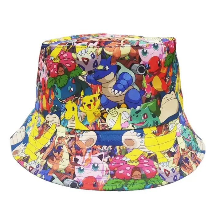 Pika seau chapeau Anime Panama été