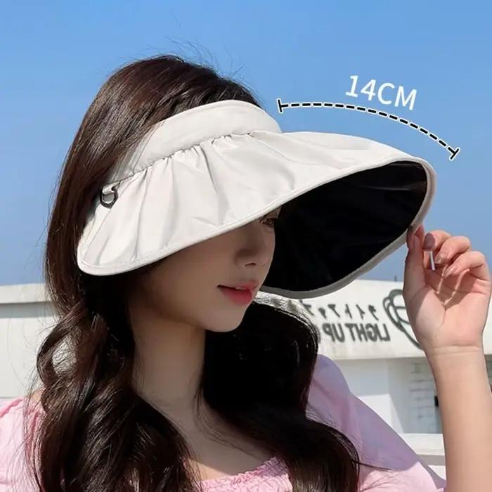 Chapeau de soleil doux à large bord pour filles