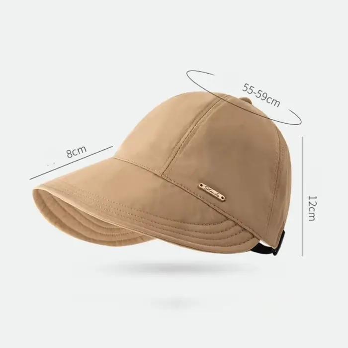Chapeau de soleil pliable à large bord