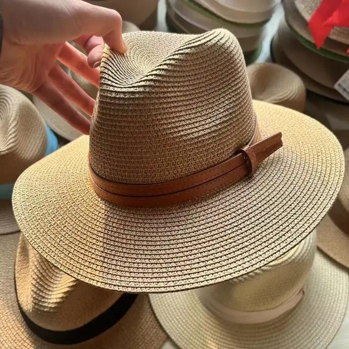 Chapeau de paille Panaman à grande tête de 60CM