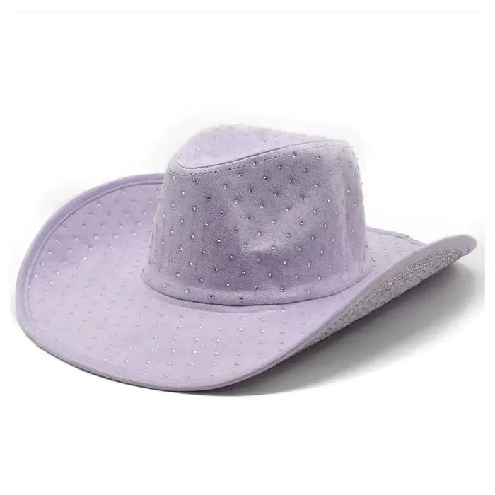 Chapeau de cowboy rétro pour femmes et hommes en polyester avec protection solaire pour concerts et cérémonies de mariage occassions extérieures