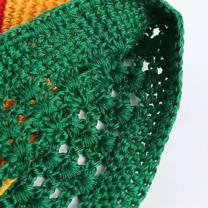 Bonnet au crochet sans bord pour hommes