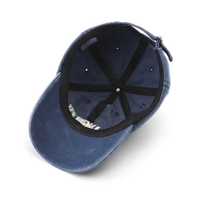 Casquette de baseball en coton et polyester unisexe avec broderies pour homme et femme, style décontracté, sangle réglable, quatre saisons, idéale pour les sorties et les cadeaux