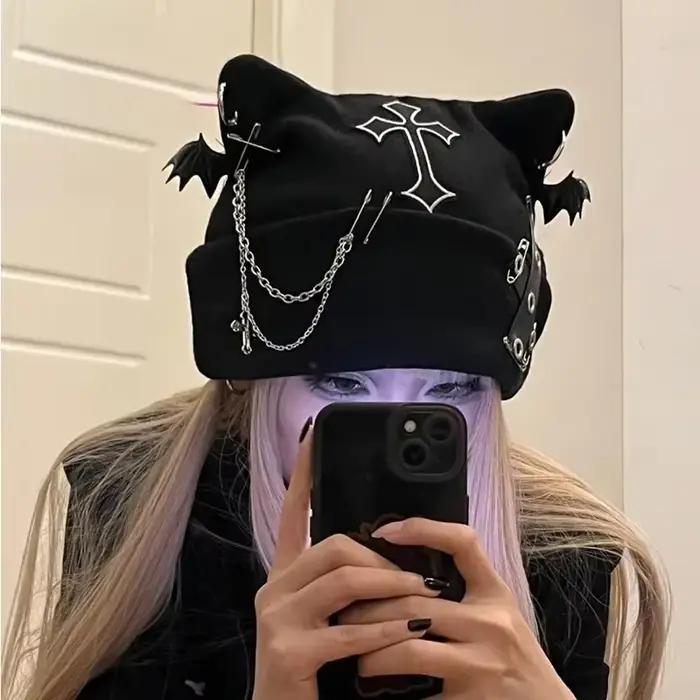 Chapeau d'oreille de chat Punk Original de sous-culture de style japonais