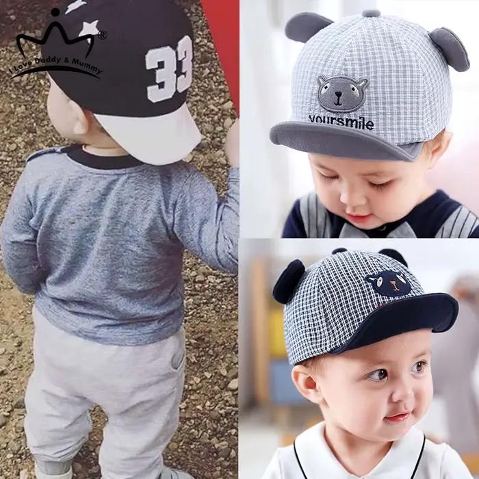Casquette de Baseball Brodée avec Visière pour Bébés