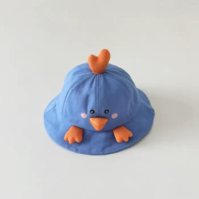 Chapeau de soleil pour bébé en forme de petit canard mignon