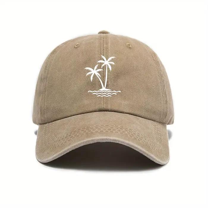 Nouvelle casquette de baseball décontractée vintage printemps/été en tissu coco