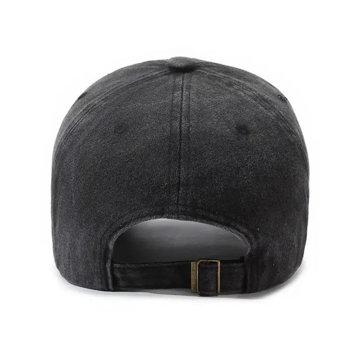 Casquette de baseball rétro américaine pour homme à visière large